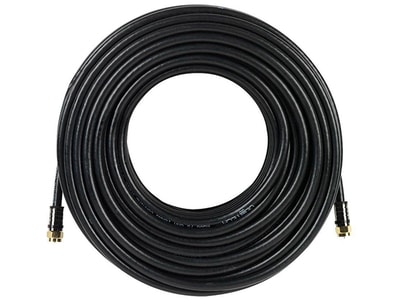 Câble coaxial RG6 30,5 m (100 pi) de Digiwave - noir