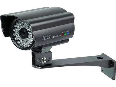Caméra de surveillance en couleur de jour et de nuit SEQ5203 de SeQcam à l'épreuve des intempéries – Violet métallique