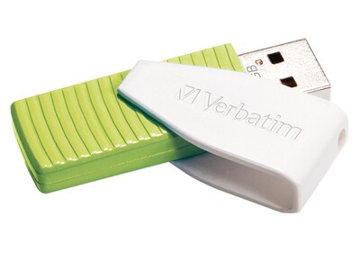 Clé USB 2.0 pivotante 32 Go 49815 de Verbatim – Vert Eucalyptus
