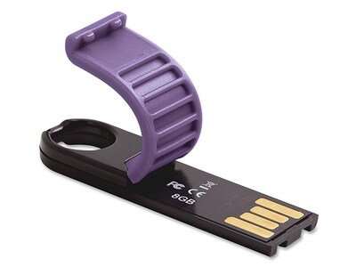 Verbatim 8GB Micro USB 2.0 Plus Flash Drive- Violet