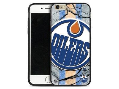 Étui pour iPhone 6 Plus/6s Plus édition limitée avec grand logo de l'équipe NHL® des Oilers d'Edmonton