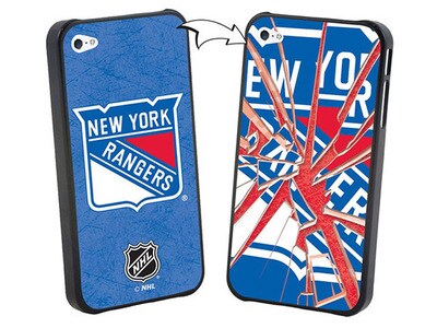 Étui pour iPhone 5/5s édition limitée Broken Glass de l'équipe NHL®des Rangers de New York