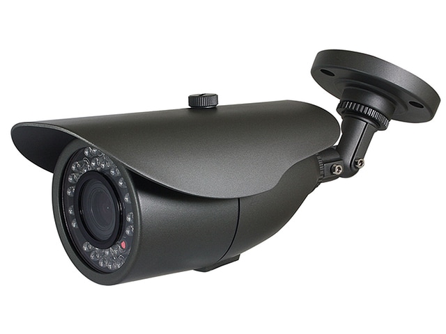 Caméra de surveillance couleur de jour et de nuit à l'épreuve des intempéries SEQ5206 de SeQcam – Noir