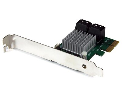 Carte contrôleur PCI Express RAID à 4 ports SATA 6 Gb/s avec HyperDuo PEXSAT34RH de StarTech