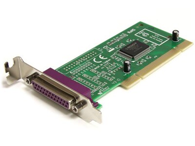 Carte adaptateur PCI vers 1 port parallèle - faible encombrement - profil bas PCI1PLP de StarTech