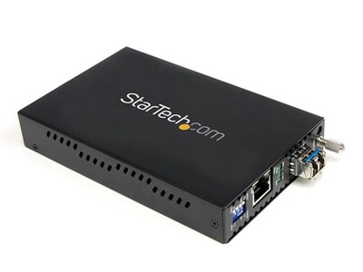 StarTech ET1000S40LC2 1000 Mbps Gigabit Single Mode LC Fiber Media Converter