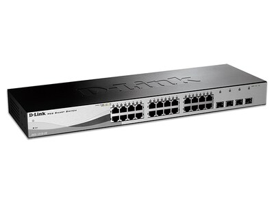 D-Link DGS121028 WebSmart 28 Port Gigabit Switch with 4 SFP ports