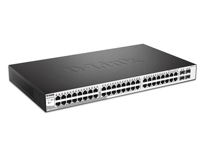 D-Link DGS-1210-52 WebSmart 52-Port Gigabit Switch with 4 SFP Ports