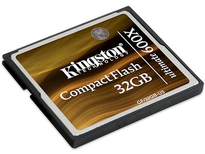 Carte mémoire Ultimate CompactFlash 600x 32 Go CF32GBU3 de Kingston avec logiciel de récupération