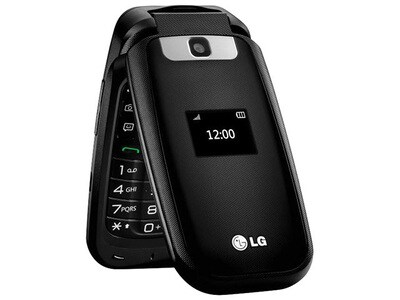LG F4NR Flip Phone - Black