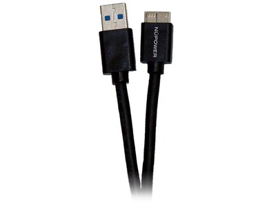 Câble USB 3.0 à haute vitesse NU2119BK de NuPower - Noir