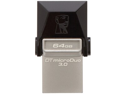 Kingston DataTraveler microDuo 64GB Micro USB 3.0 Drive