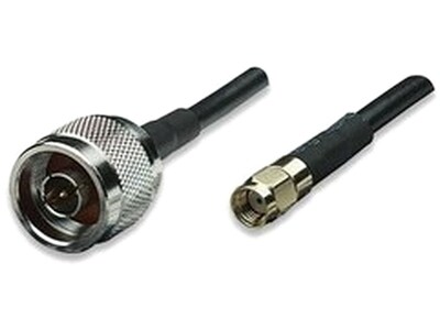 TurMode WL6040 4.6m (15’) SMA Male-to-N Male Adapter Cable - Black