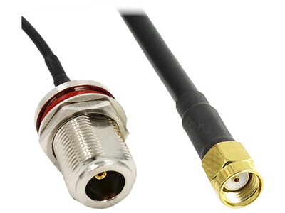 TurMode WF6008 1.83m (6') N Female to RP SMA Male Adapter Cable