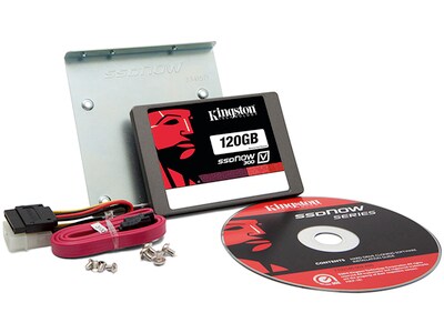 Trousse de disque dur SSD pour ordinateur de bureau SSDNow V300 2,5 po de Kingston - 120 Go