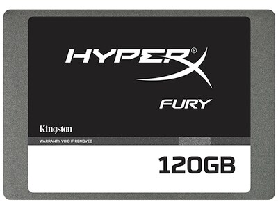 Disque SSD SATA 3 HyperX FURY de Kingston avec adaptateur - 120 Go