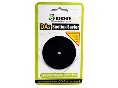 DA2 Suction Savior de DOD réutilisable pour support de parebrise