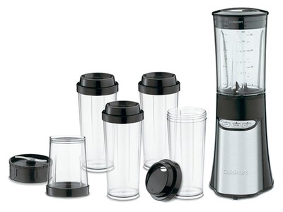 Cuisinart CPB-300 SmartPower 15 Piece Compact Portable Blending Chopping System- Sliver-Refurbished