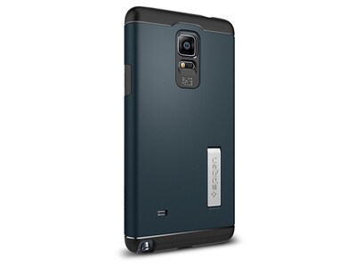 Spigen SGP11127 Slim Armor Case for Samsung Galaxy Note 4- Metal Slate