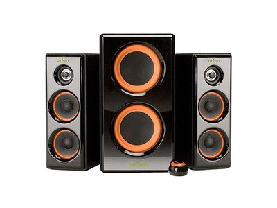 Arion AR506-BK 2.1 Speaker System with Dual Subwoofers- Black