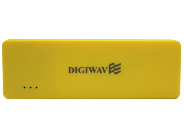 Source d'alimentation intelligente 3 000 mAh DCP1030Y de Digiwave - jaune