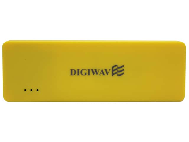 Digiwave DCP1030Y 3000mAh Portable Smart Power Bank- Yellow