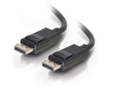 C2G 54400 0.9m (3') Male-to-Male DisplayPort Cable with Latches - Black