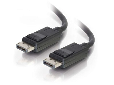 C2G 54402 3m (10’) Male-to-Male DisplayPort Cable with Latches - Black
