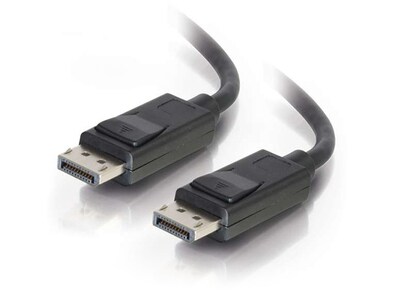 C2G 54403 4.5m (15’) Male-to-Male DisplayPort Cable with Latches - Black