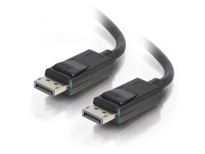 C2G 54404 7.6m (25’) Male-to-Male DisplayPort Cable with Latches - Black