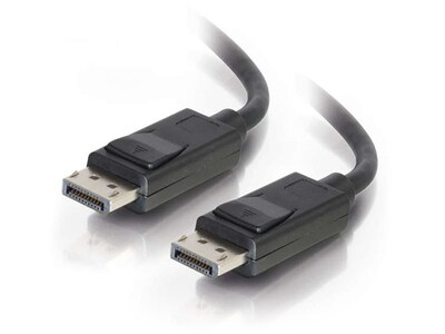 C2G 54405 10.6m (35’) Male-to-Male DisplayPort Cable with Latches - Black
