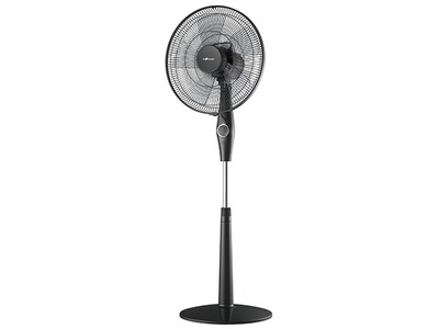 EcoHouzng 16" Oscillating Pedestal Fan - Black