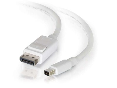 C2G 54299 3m (10') Mini DisplayPort to DisplayPort Adapter Cable - White