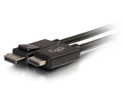 C2G 54327 3m (10') DisplayPort Male to HDMI Male Adapter Cable - Black