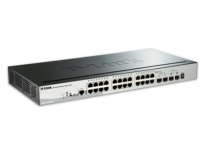 D-Link DGS-1510-28P SmartPro 28-Port Gigabit PoE Switch with 2 SFP Ports and 2 SFP+ Ports