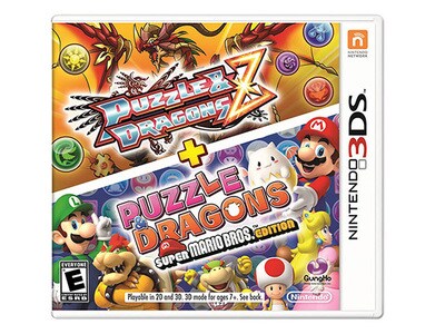 Puzzle & Dragons Z + Puzzles & Dragons Super Mario Bros. Edition for Nintendo 3DS