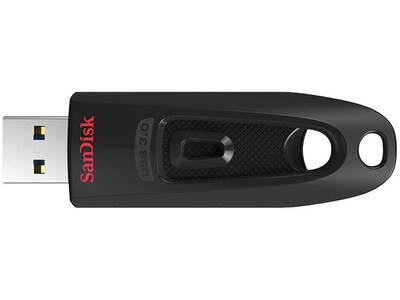 SanDisk Ultra 16GB USB 3.0 Flash Drive - Black