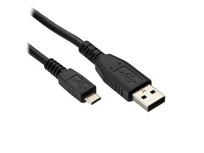 Câble de recharge et de synchronisation micro USB vers USB 1,8 m (6 pi)  92306 de Xtreme Cables  - noir