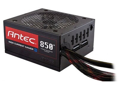 Bloc d'alimentation à courant élevé 850 watts pour ordinateur de jeu HCG-850M d'Antec