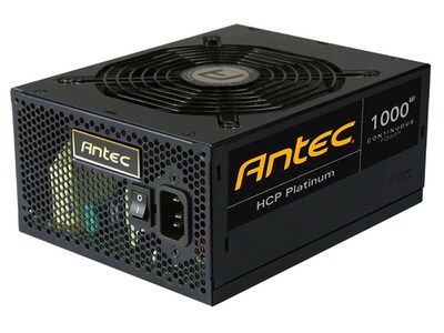 Bloc d'alimentation à courant élevé 1 000 watts pour ordinateur professionnel Platinum HCP-1000 d'Antec
