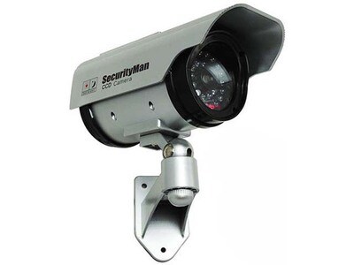Caméra solaire factice SM-3803 SecurityMan avec DEL clignotante
