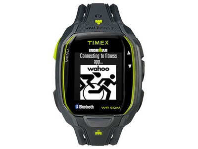Timex Ironman Run X50plus Smart Watch - Charcoal & Green