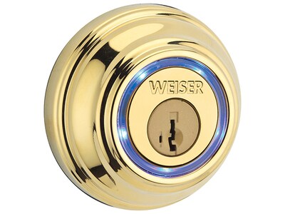 Weiser Kevo Smart Lock - Polished Brass