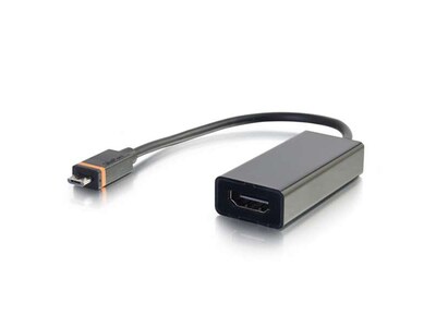 Câble avec adaptateur Micro-B à HDMI Display SlimPort pour appareil mobile USB 29192 de C2G - Noir