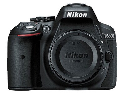 Nikon D5300 24.2MP DSLR Camera - Body Only - Black