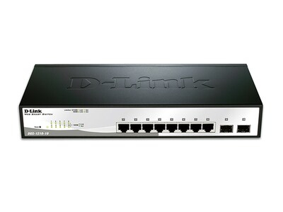 Commutateur intelligent Web Gigabit à 10 ports DGS-1210-10 de D-Link à 2 ports SFP