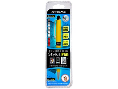 Xtreme Cables 2-in-1 Pen and Stylus - Yellow