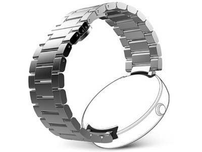 Bracelet en métal pour montre intelligente Moto360 de Motorola - Argent