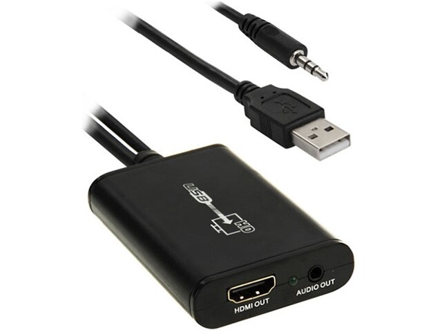 Adaptateur vidéo HD USB à HDMI - noir