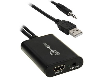 HD Video Leader USB-to-HDMI Adapter - Black